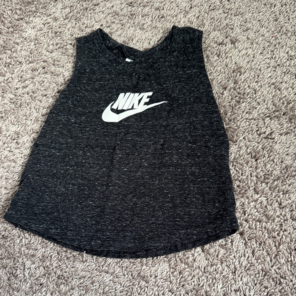 Nike Charcoal Heather Sleeveless Tee